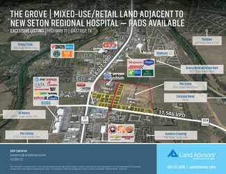 Bastrop, TX Commercial Land - State Highway 71