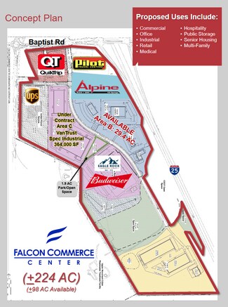 Colorado Springs, CO Commercial Land - W Baptist Rd @ I-25