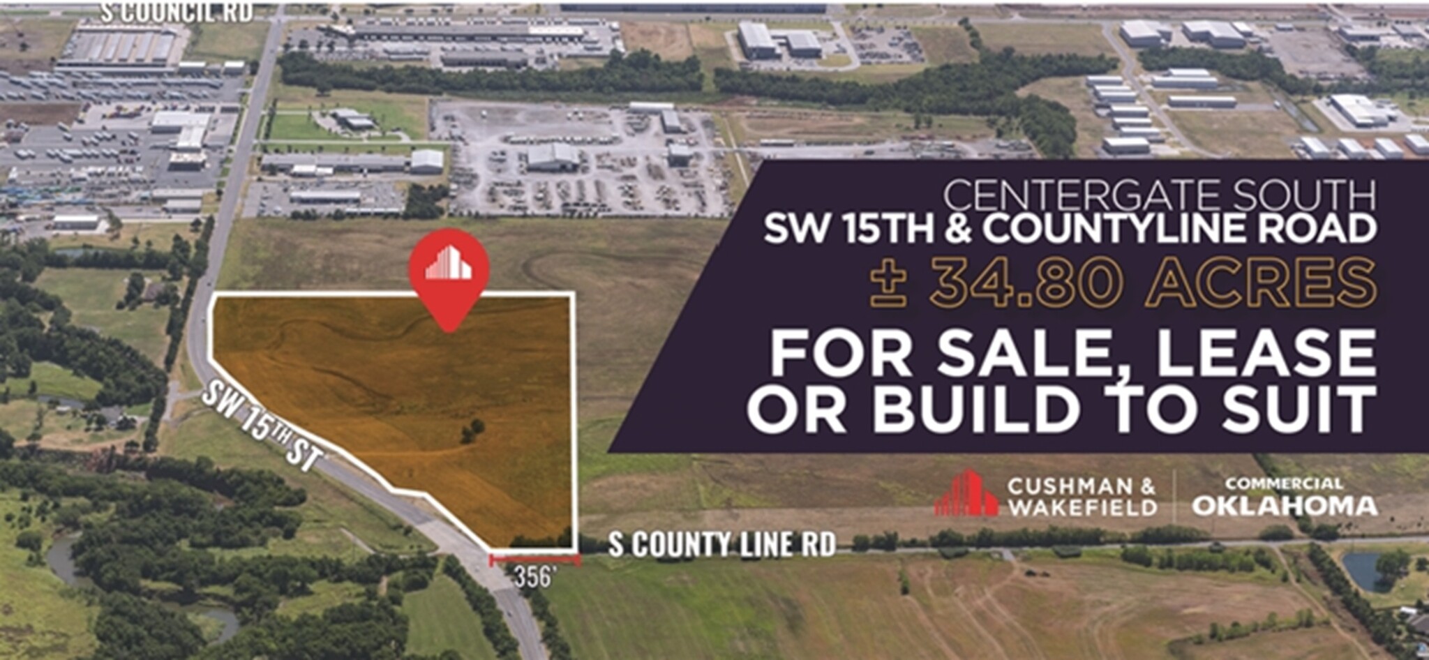 15th & County Line Rd, Oklahoma City, OK for Sale