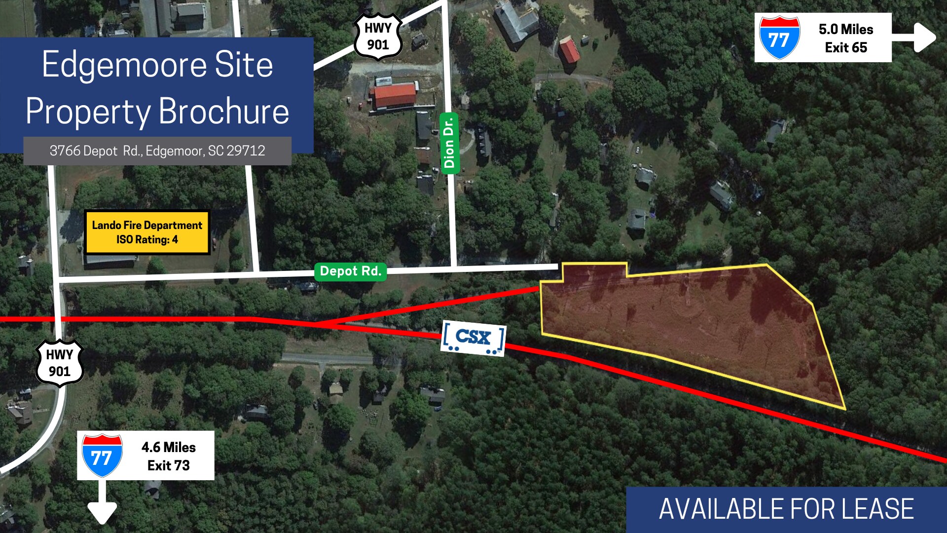 5677 Depot Rd, Edgemoor, SC for Rent