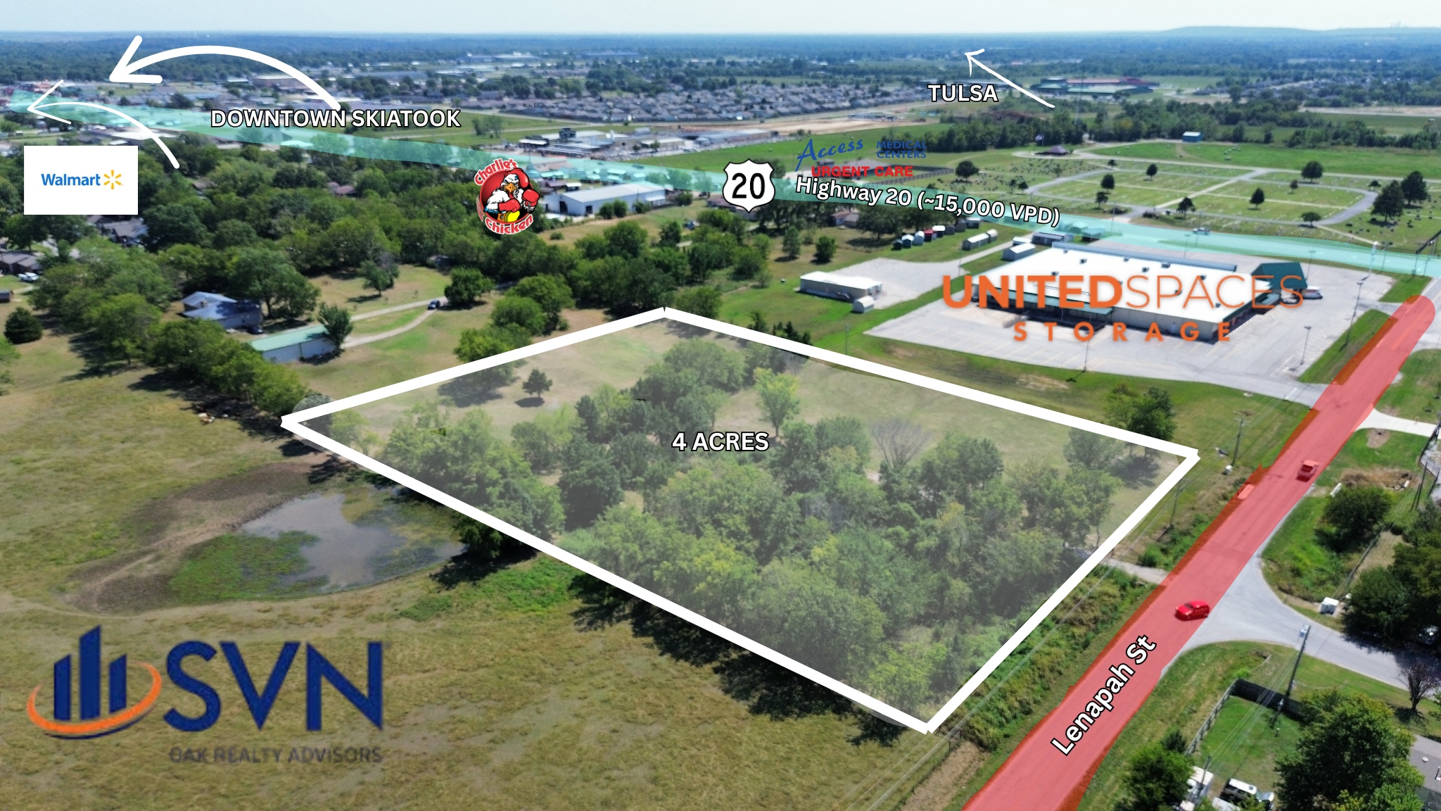 Lenapah St @ Redeagle Dr, Skiatook, OK for Sale