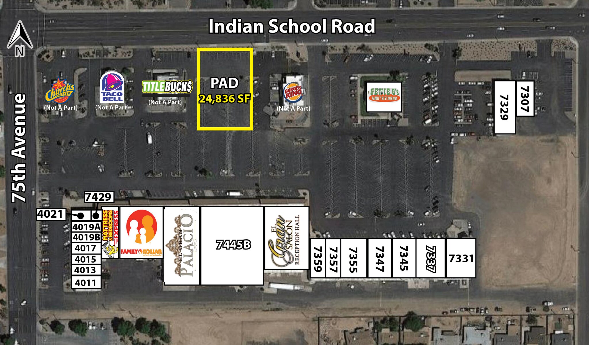 7411 Indian School, Phoenix, AZ for Rent