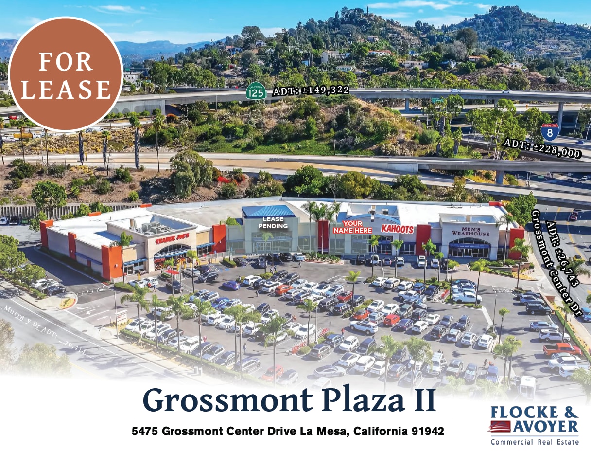 5465-5495 Grossmont Center Dr, La Mesa, CA for Rent