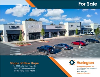 Cedar Park, TX Storefront - 2875 W Whitestone Blvd Cedar Park, TX Storefront - 2875 W Whitestone Blvd