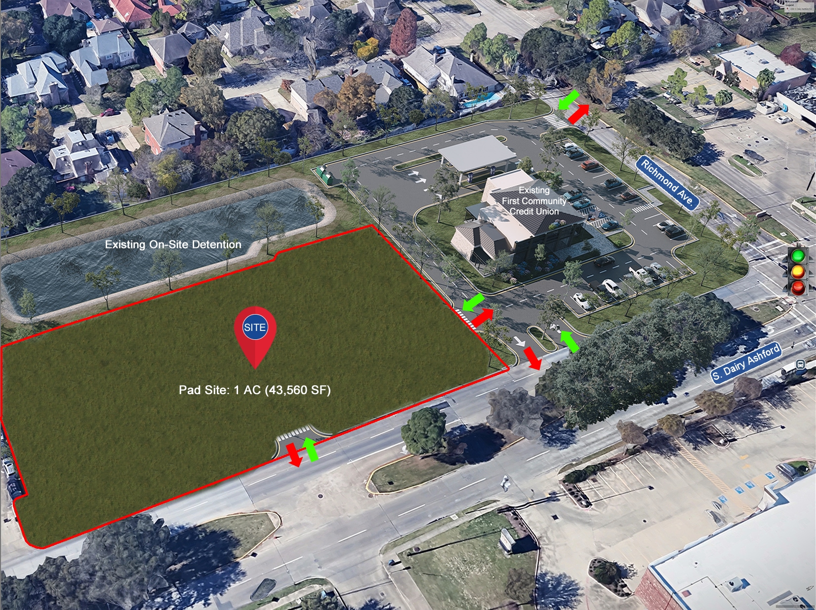 S Dairy Ashford Rd & Richmond Ave, Houston, TX for Sale