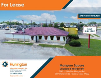 Houston, TX Retail - 3327 Mangum Rd