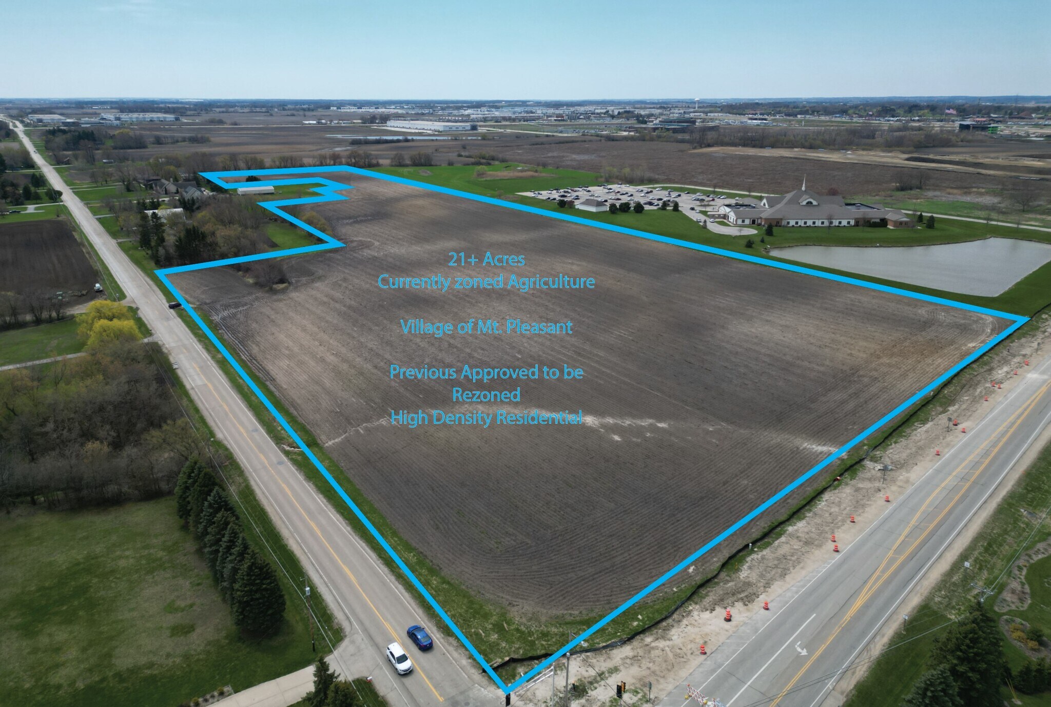 County Hwy V @ Spring Street, Mount Pleasant, WI for Sale