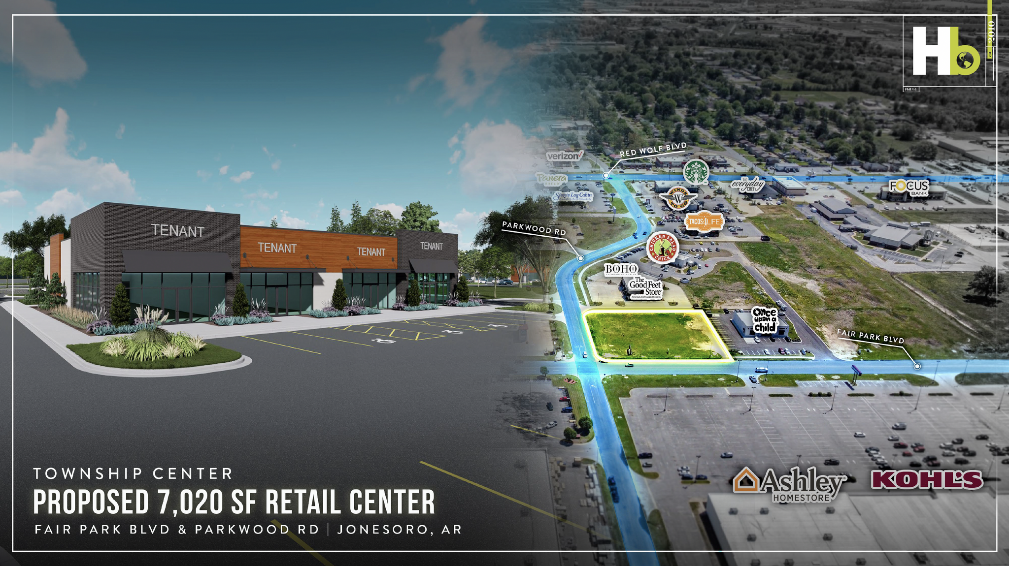 Corner of Fair Park Blvd. & Parkwood Dr, Jonesboro, AR for Rent