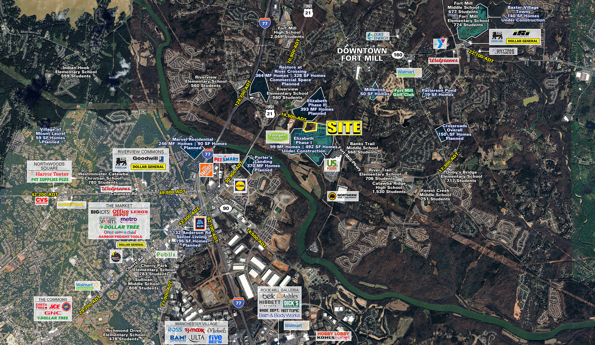 Fort Mill Pkwy & Hillside Roll rd, Fort Mill, SC for Rent