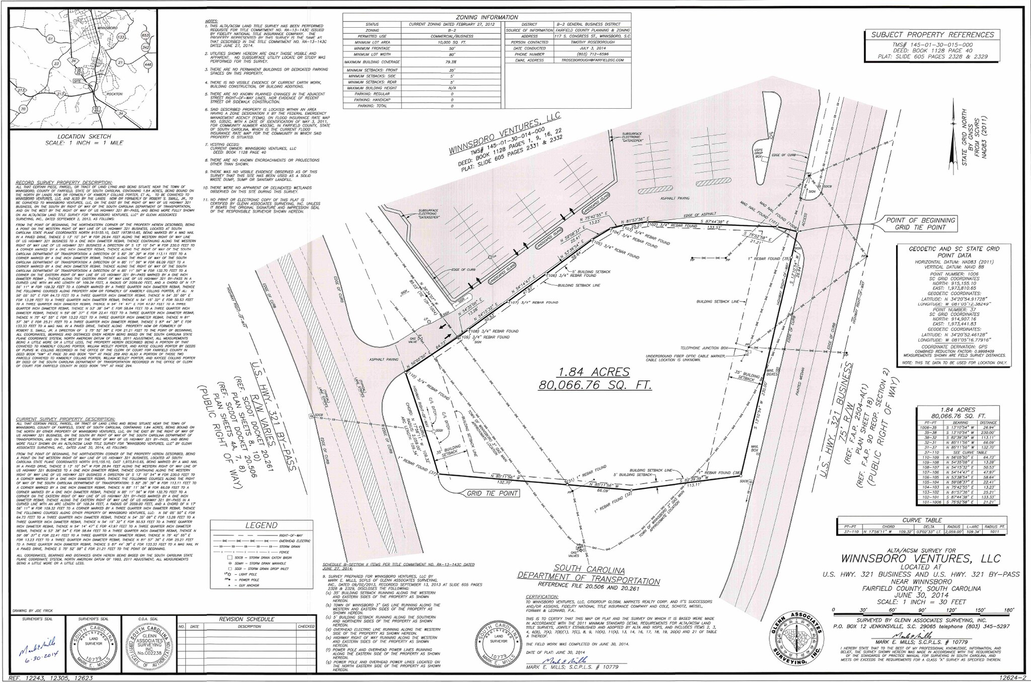 1126 US 321 - Business South, Winnsboro, SC for Sale