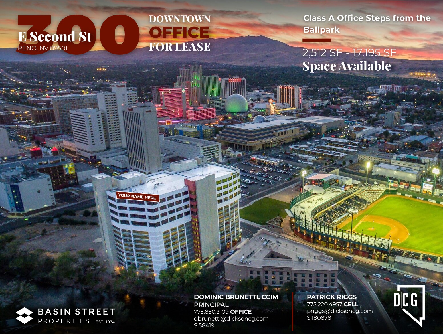300 E 2nd St, Reno, NV for Rent