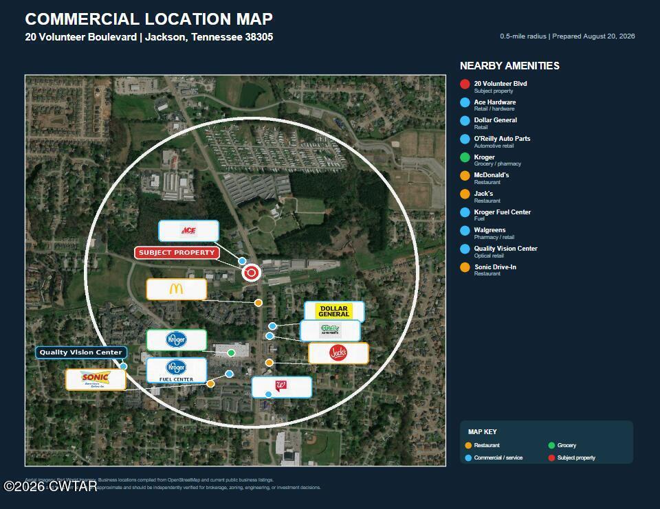 20 Volunteer Blvd, Jackson, TN for Sale