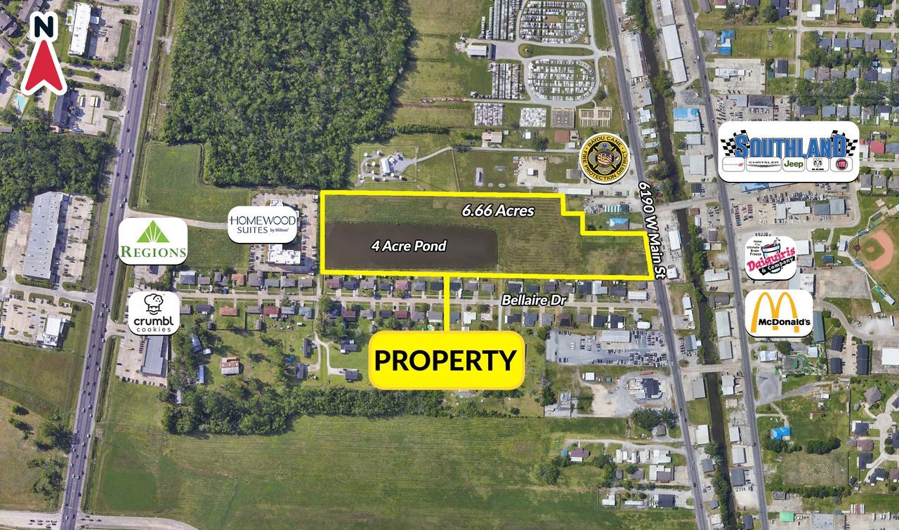 6190 W Main St, Houma, LA for Sale
