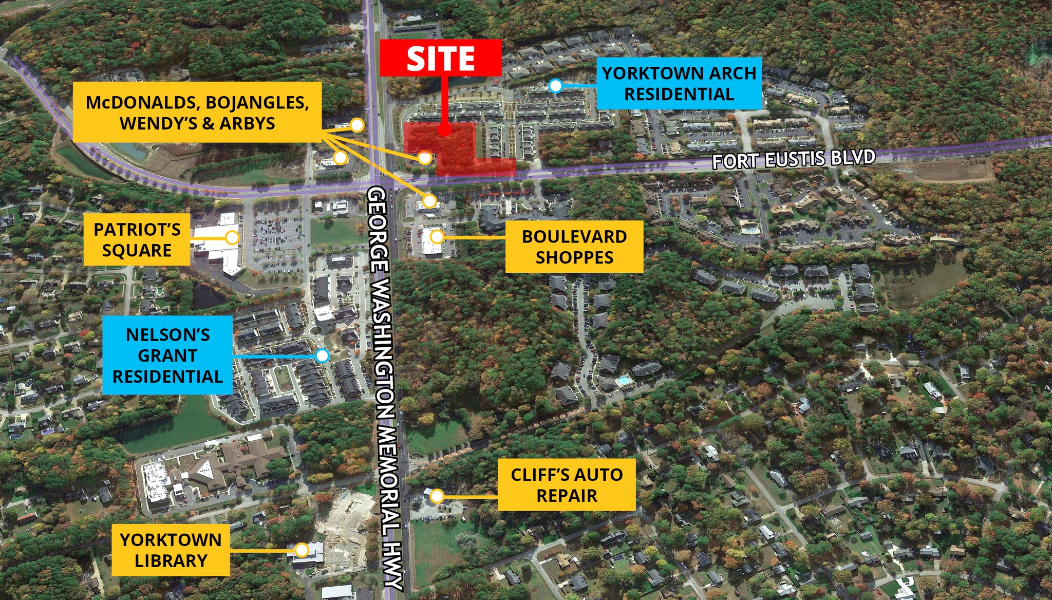 Route 17 & Fort Eustis Blvd, Yorktown, VA for Sale