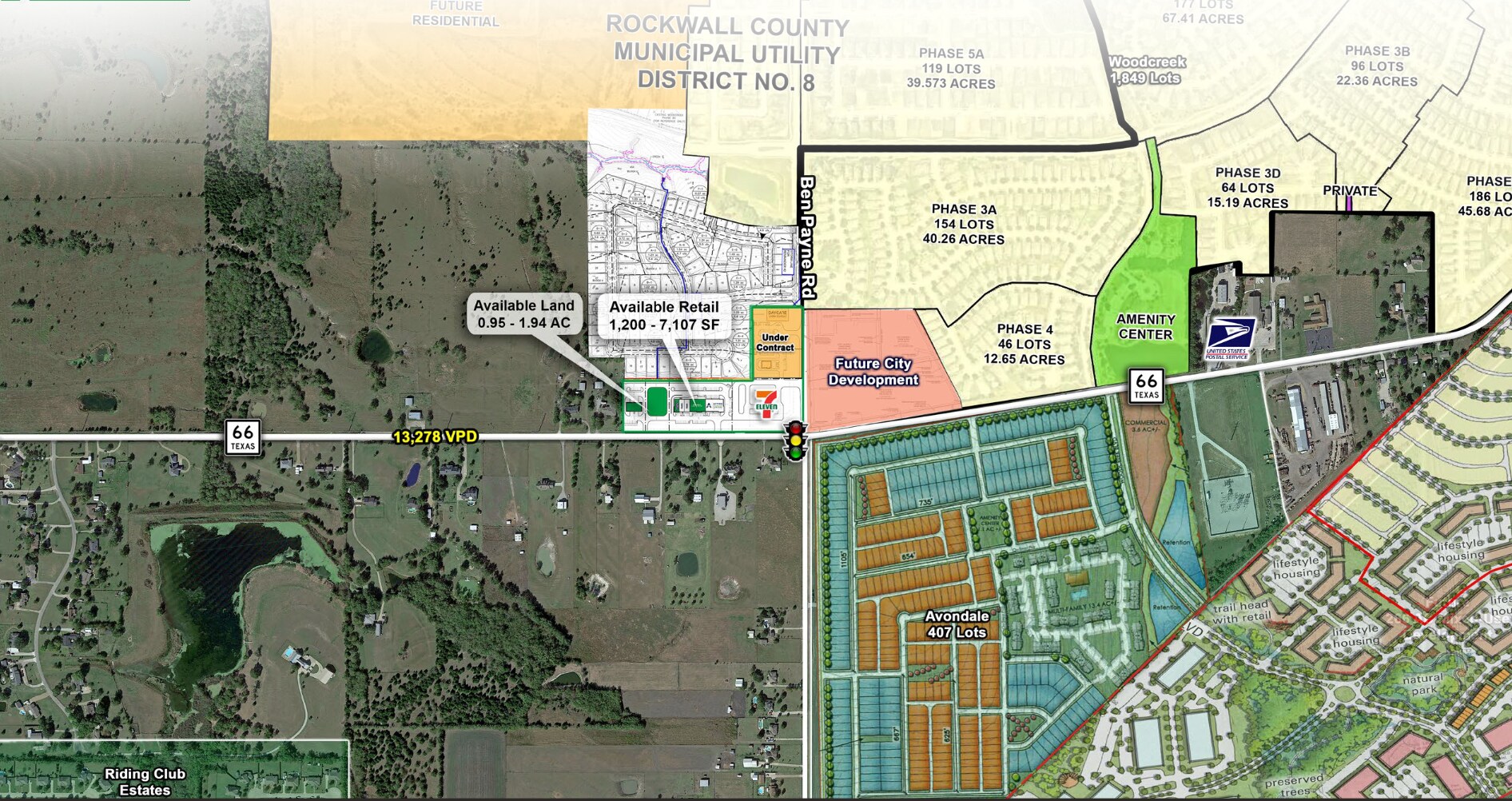 NWQ OF HWY 66 & BEN PAYNE ROAD, Fate, TX for Rent