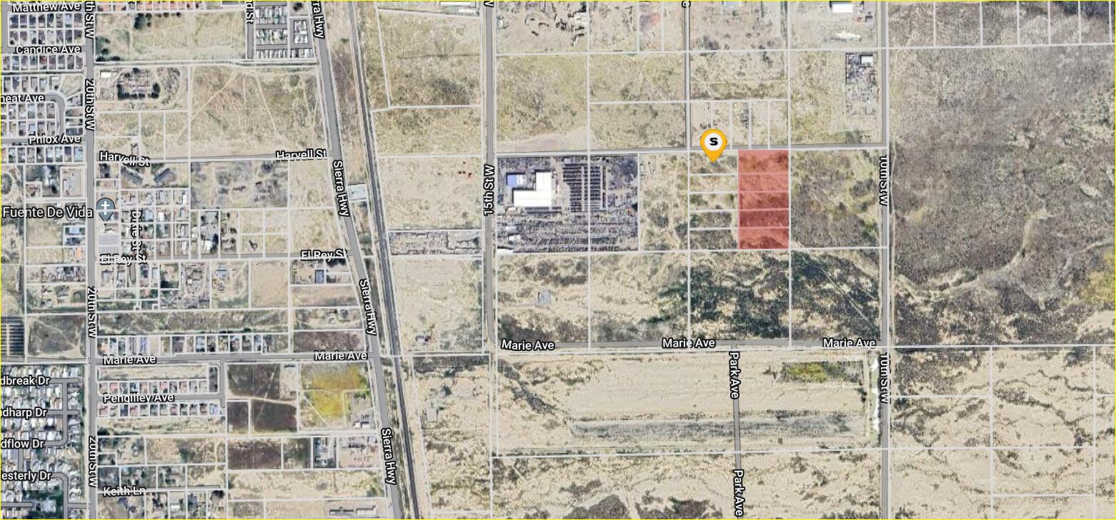 Brabham Ave @ 15th St W, Rosamond, CA for Sale