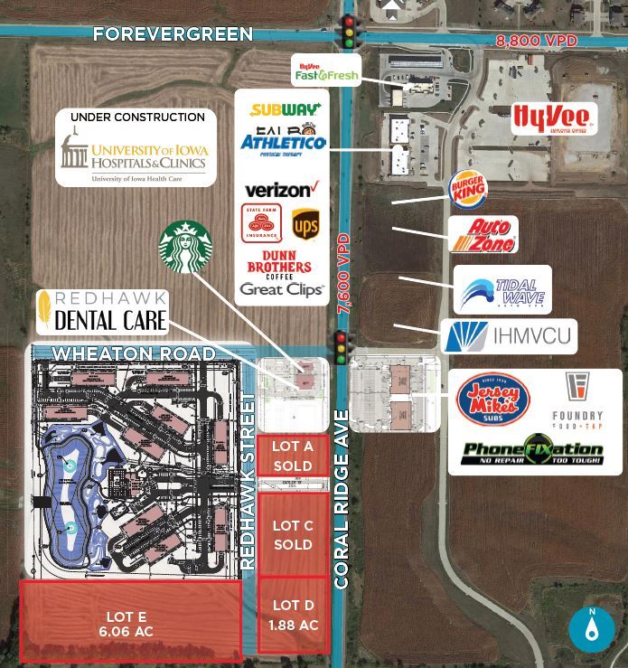 Wheaton Rd @ Coralridge Avenue, Coralville, IA for Sale