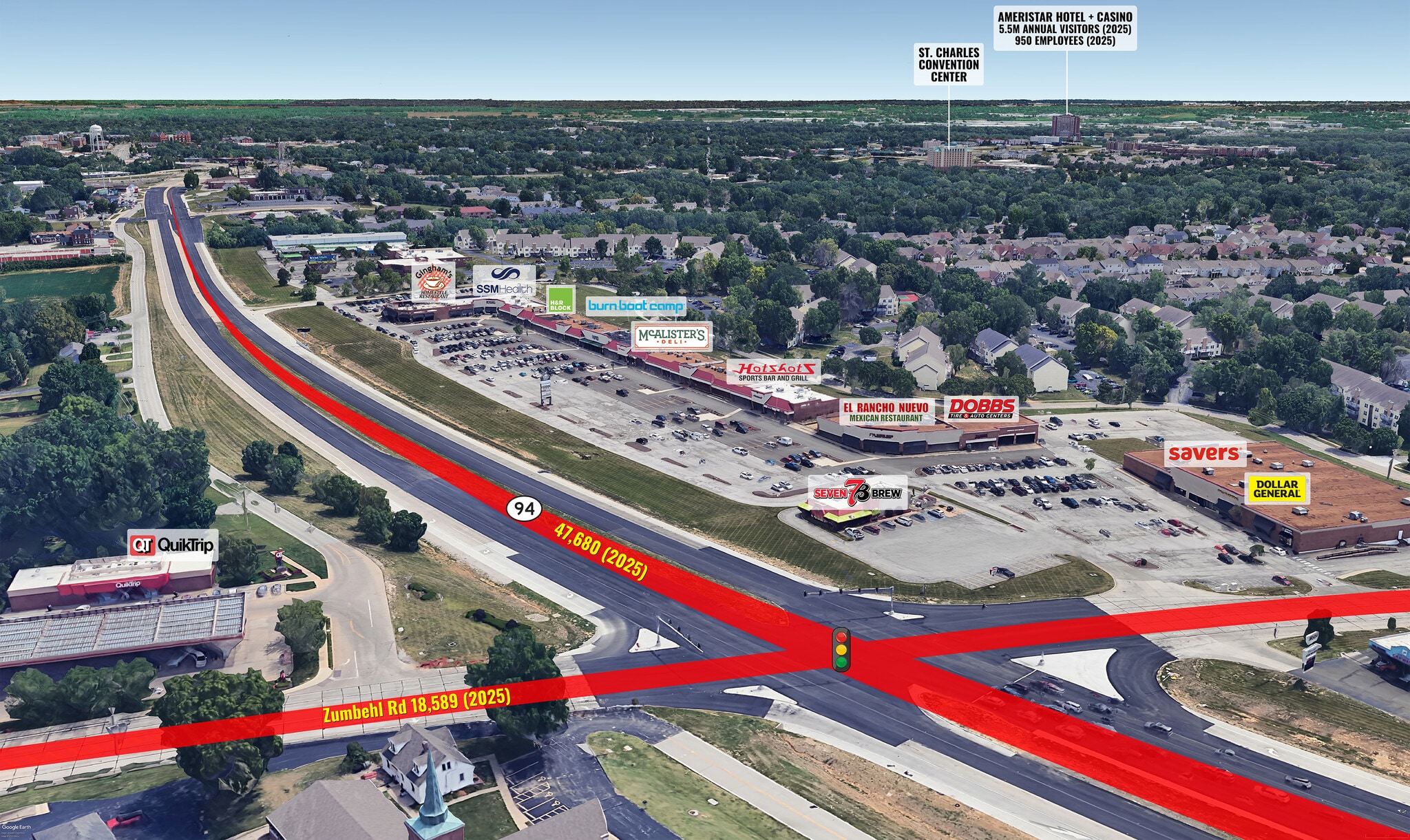1552-1652 Country Club Plaza Dr, Saint Charles, MO for Rent