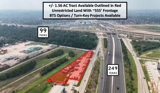 Tomball, TX Commercial Land - 26000 TX-249