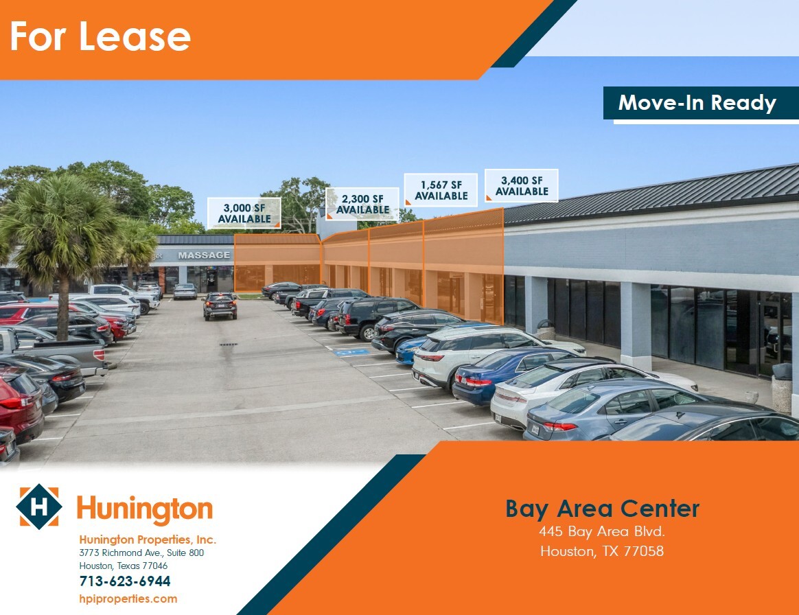 411-495 Bay Area Blvd, Houston, TX for Rent