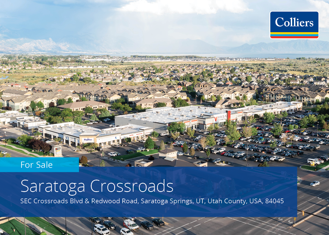 SEC Crossroads Blvd. & Redwood Rd., Saratoga Springs, UT for Sale