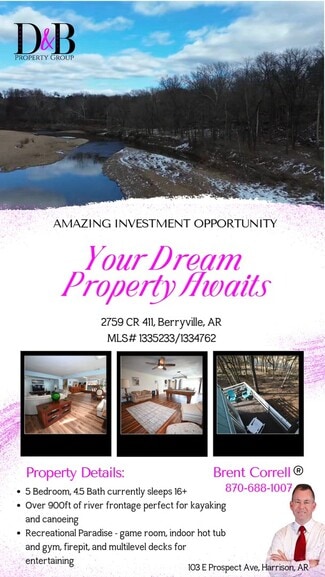Berryville, AR Residential Income - 2759 County Road 411