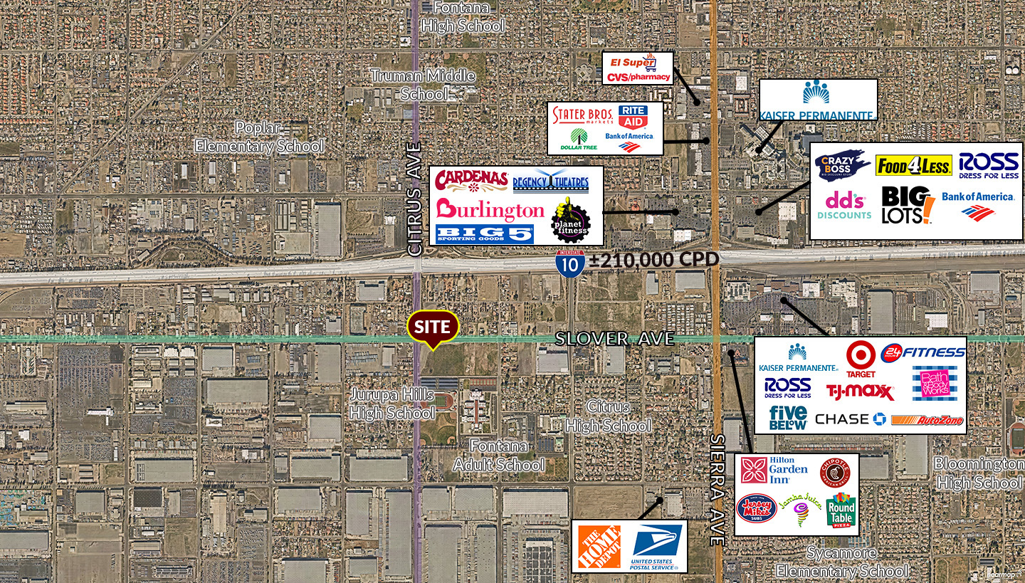 Citrus @ Slover Fontana, CA 92337 - Land Property for Lease on Showcase.com