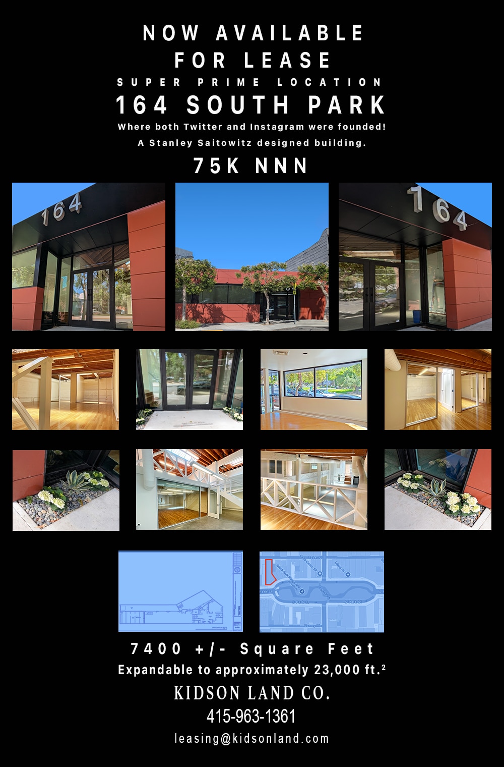 164 S Park Ave, San Francisco, CA for Rent