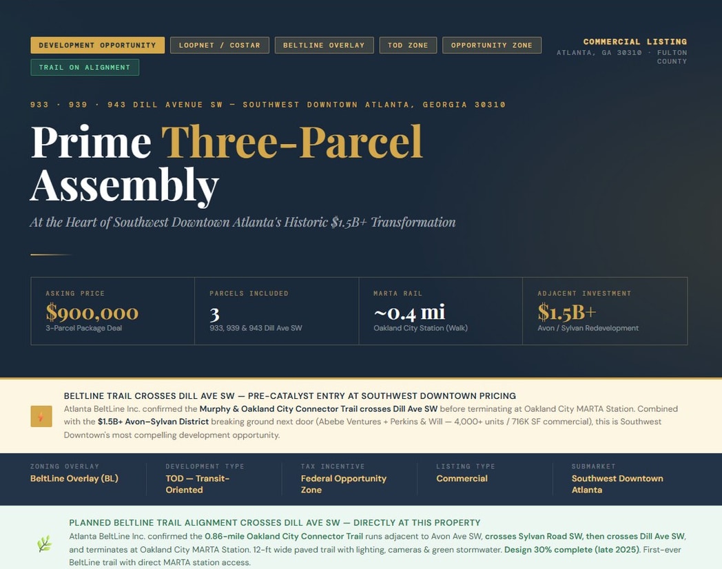 939 Dill Ave SW, Atlanta, GA for Sale