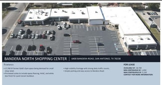 Leon Valley, TX Retail - 6400-6422 Bandera Rd Leon Valley, TX Retail - 6400-6422 Bandera Rd