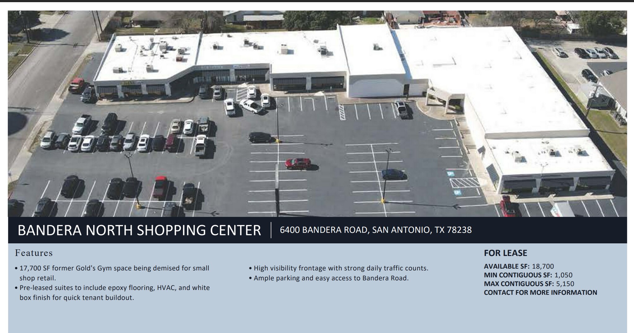 6400-6422 Bandera Rd, Leon Valley, TX for Rent