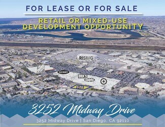 San Diego, CA Commercial Land - 3252-3300 Midway Dr