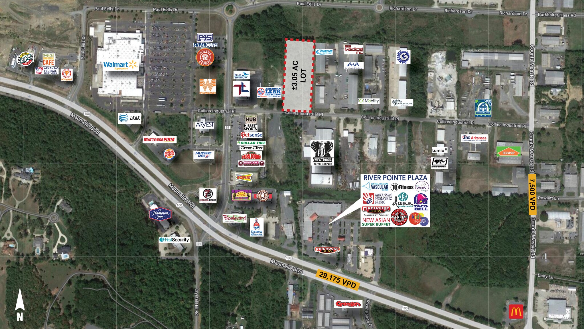 13 Collins Industrial Pl, North Little Rock, AR for Sale