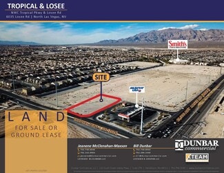 North Las Vegas, NV Commercial Land - W/NWC Tropical Pky & Losee Rd