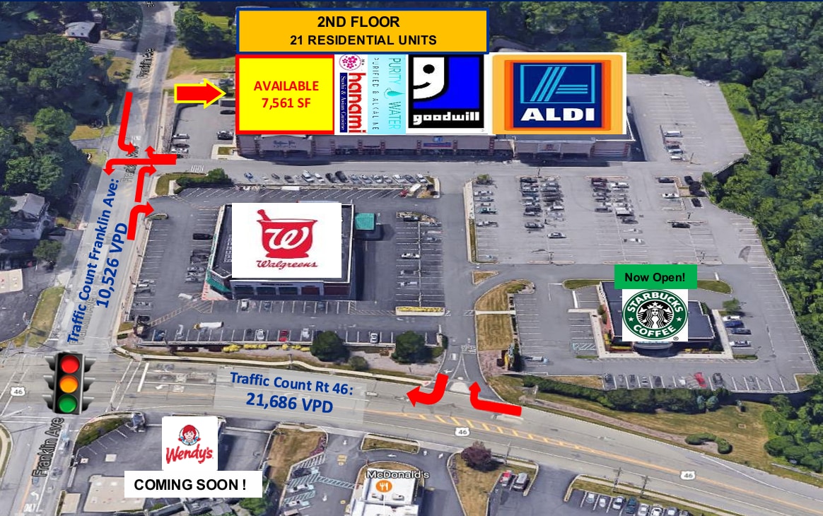 Route 46 @ Franklin Avenue, Rockaway, NJ for Rent