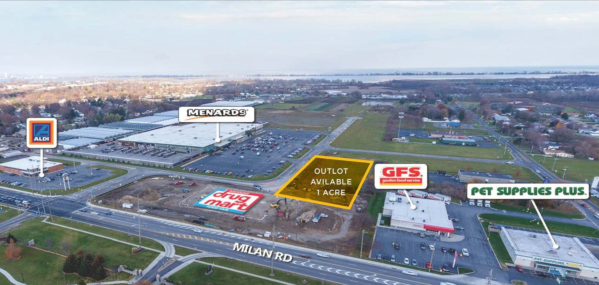 Milan Rd @ Dewitt Ave, Sandusky, OH for Sale
