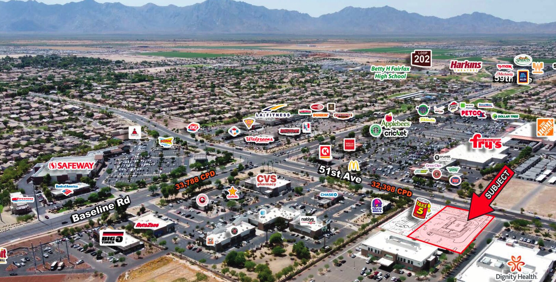 Baseline Rd & 51st Ave - Northeast Corner, Laveen, AZ for Rent