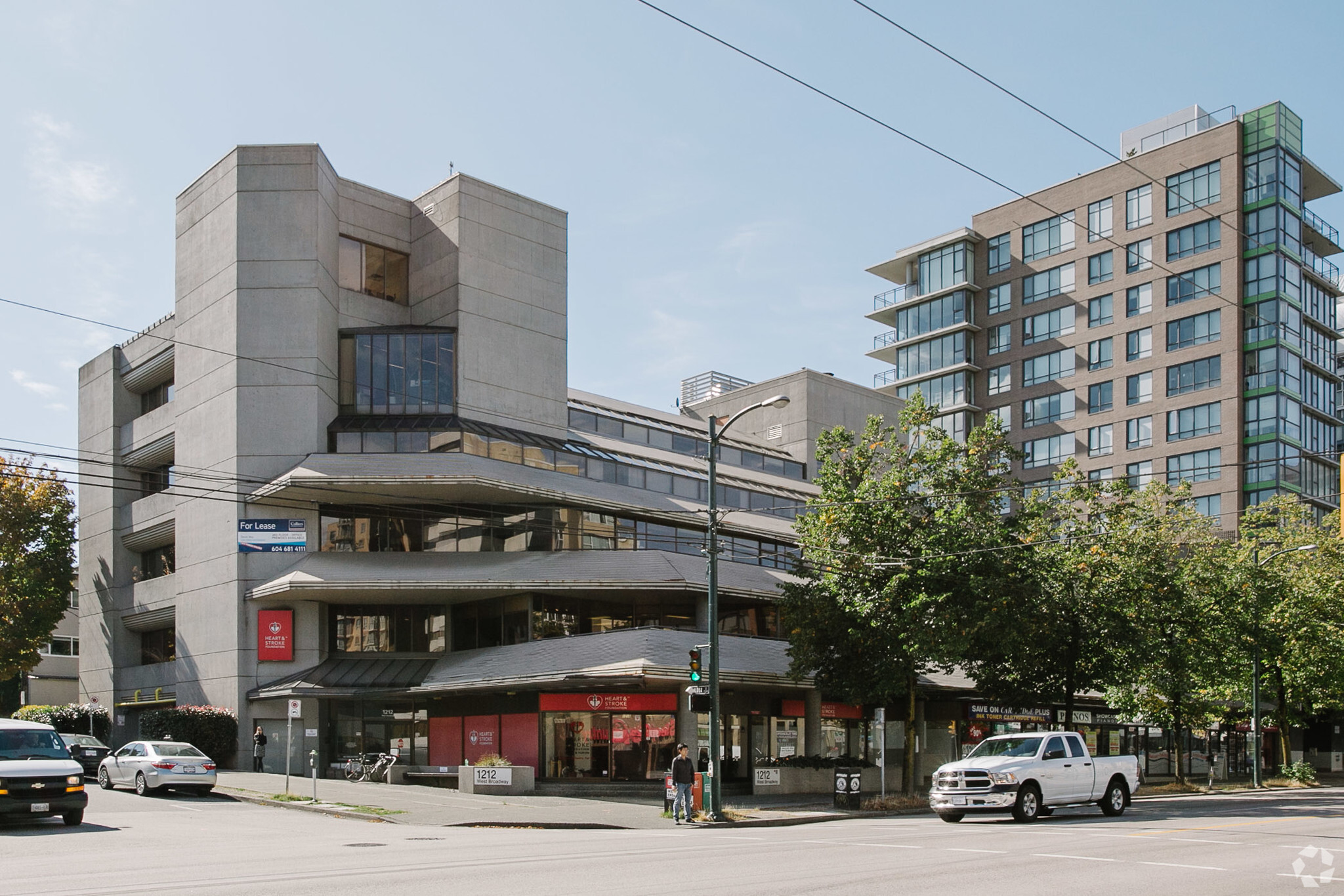 1212-1232 W Broadway, Vancouver, BC for Rent