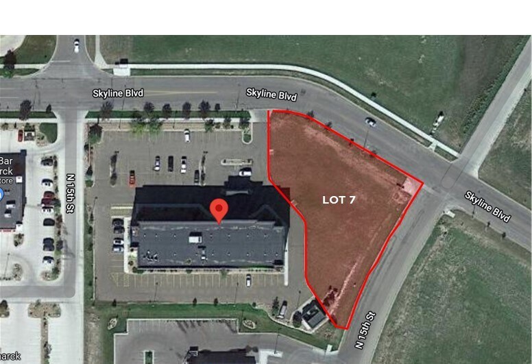 1421 Skyline Blvd Bismarck, ND 58503 Land Property for Lease on
