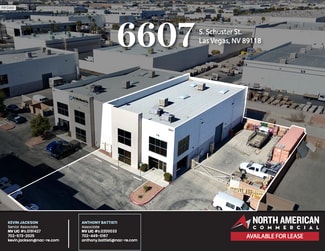 Las Vegas, NV Industrial - 6607 Schuster St Las Vegas, NV Industrial - 6607 Schuster St