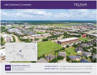 Sugar Land, TX Commercial Land - Nwc Of University Blvd @ Telfair Ave.