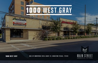 Houston, TX Retail - 1000-1020 W Gray St