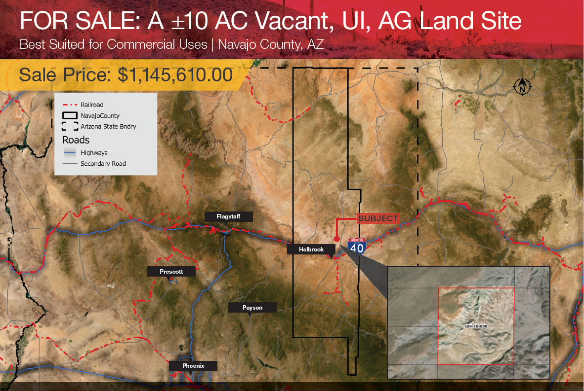 ±10 AC Vacant Land Navajo County, AZ, Hereford, AZ for Sale