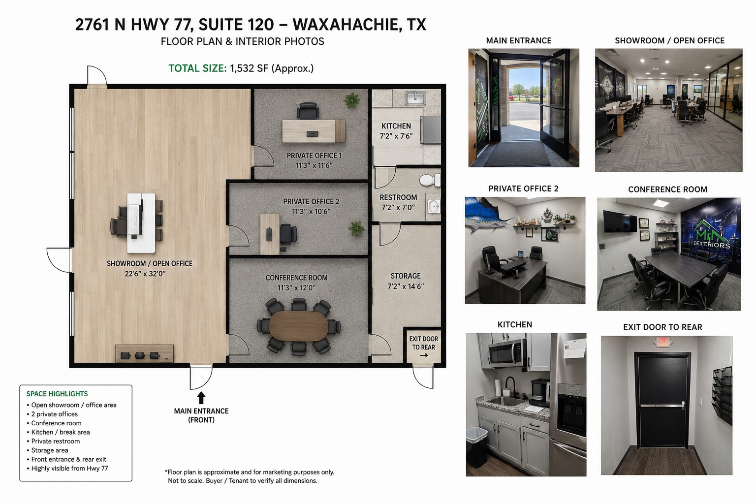2761 N Hwy 77, Waxahachie, TX for Rent