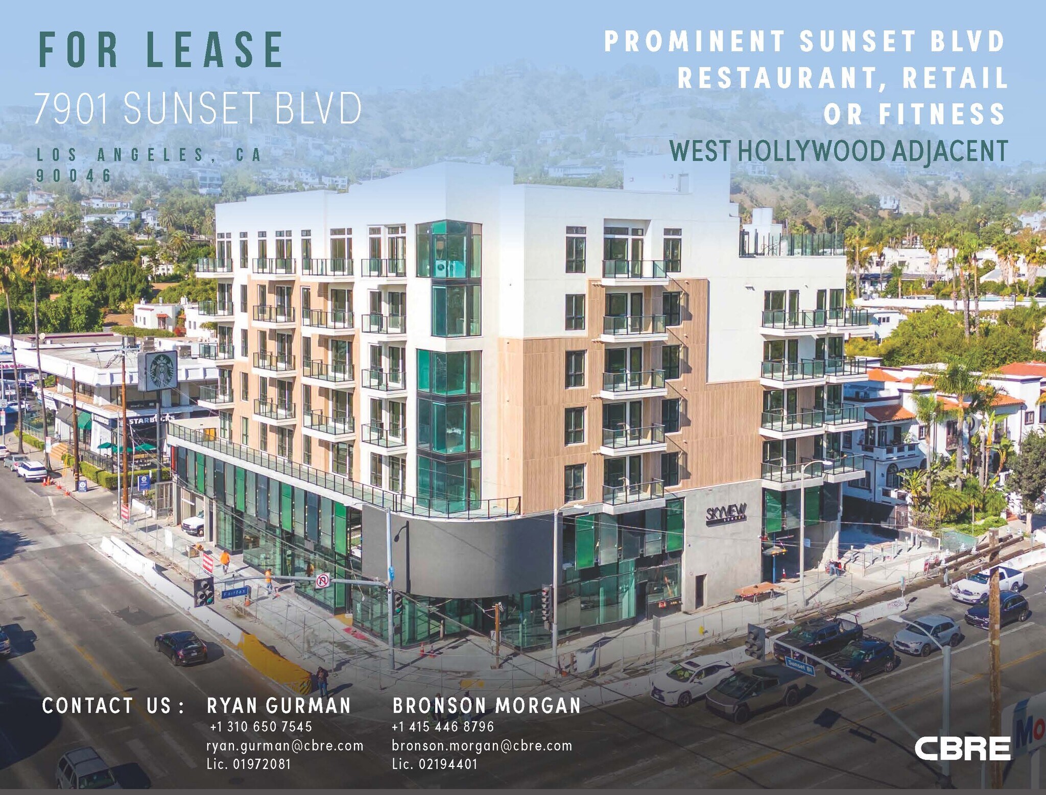7901 W Sunset Blvd, Los Angeles, CA for Rent