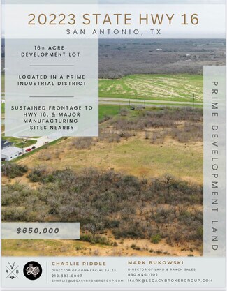 Von Ormy, TX Commercial Land - 20223 State Highway 16 Von Ormy, TX Commercial Land - 20223 State Highway 16