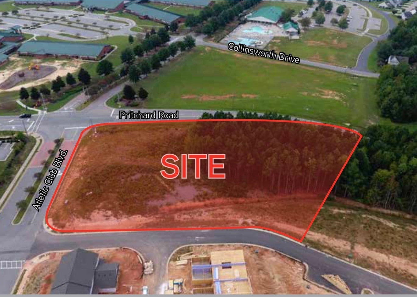 2165 Pritchard Rd Clayton, NC 27527 Land Property for Lease on