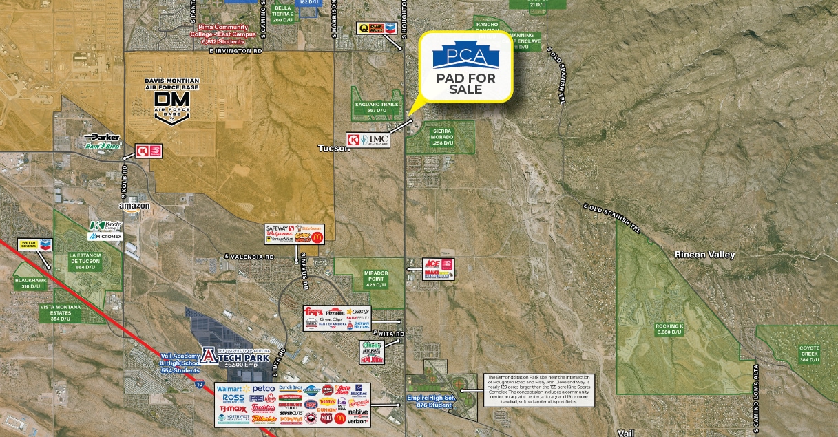 Houghton Rd & Drexel Rd, Tucson, AZ for Sale