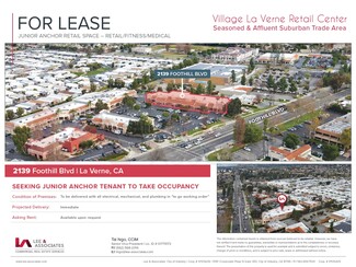 La Verne, CA Retail - 2105-2145 Foothill Blvd