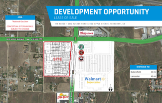 Tehachapi, CA Commercial Land - Tucker Rd @ Red Apple Avenue